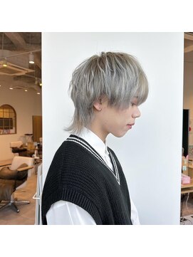 ブランニューロミエ 野田阪神店(Brand new lomie) メンズシルバーウルフ メンズカット/メンズブリーチ/