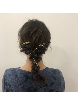 ジュール イオンモールKYOTO店(Jour) 編みおろしヘアセット