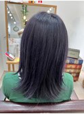 ブリーチなしカラー×ナチュラルモード×ラベンダーアッシュ