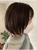 ハイライト×グレージュ