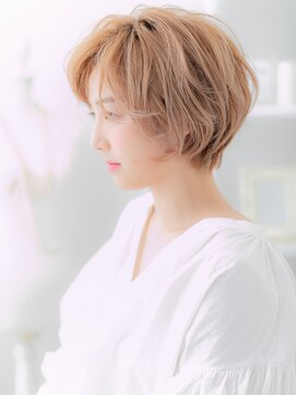 カバーヘア 上尾西口店(COVER HAIR) ハイトーンカラー横顔美人韓国風小顔ボブTb6上尾20代30代40代