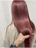 ダブルカラー×ベリーピンク