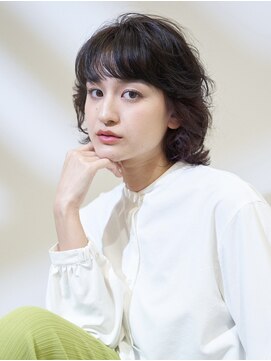 ピークアブー アヴェダ アトレ恵比寿(PEEK-A-BOO AVEDA) ミディレイヤー パーマスタイル 恵比寿 大平彩