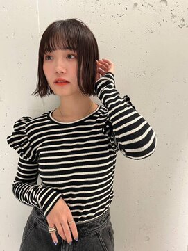 ガリカ(Gallica kinshicho) 【竹之内蔵人】大人似合わせナチュラルボブ/透明感地毛風カラー