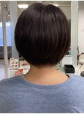 伸びてきてもおさまりやすい◎丸みショート