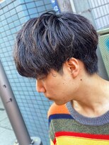 スウェル 船橋店(Swell)&nbsp;ハイライト/マッシュパーマ/束感/波巻き/メンズ