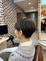 ロク 白楽(rocu)&nbsp;前髪/マチルダボブ/ピンクベージュインナー/グレージュ[白楽駅]