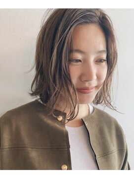 ナループロアボタン(Nalu pu loa BOTAN) ボブパーマ/黒髪パーマ/切りっぱなしボブ/ショートボブ