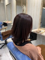 ルシール バイ アリア(Lucir by aria)&nbsp;ミディアムウルフレイヤー×ピンクバイオレット