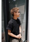スパイキーショートxブロンドベージュ