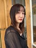 【白髪ぼかし】脱白髪染めハイライト＋カラー＋ステップボーンカット￥22000