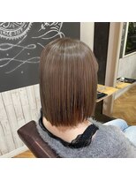 ビー オン ディー ヘア 池袋(BonD hair)&nbsp;ミルクティーグレージュ【池袋/髪質改善/ハイライト】