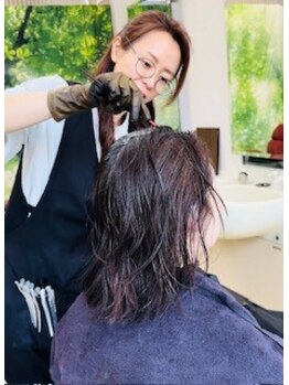 エン(en)の写真/カラー剤の刺激、身体の負担を軽減したカラー♪