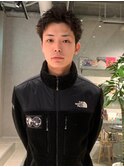 スパイキーショート　ニュアンスパーマ　緩めパーマ　前髪なし