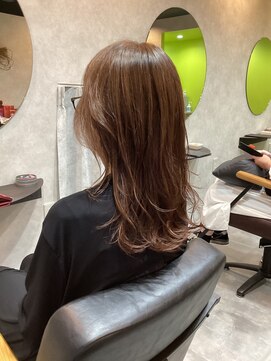 アットチルプラスグランジュ(@chill＋granze) 脱白髪染め艶カラー