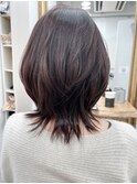 骨格に合わせる立体美髪3D Curve技術で小美顔型☆S Curveウルフ