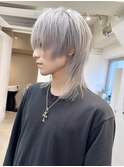 ウルフカットレイヤーカットウルフパーマショートハイトーン