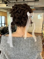【あきら】ヘアセットパーティーヘアヘアアレンジ結婚式