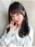 【OPEN】小顔前髪あり後れ毛サイドバングメルティカラー