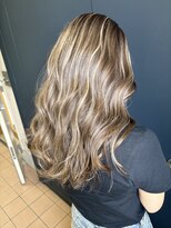 アジールヘア 所沢プロペ通り店(agir hair)&nbsp;透明感ミルクティー◎レイヤーハイライトカラー所沢