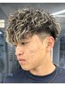 メンズカット＋ツイストスパイラルパーマ 