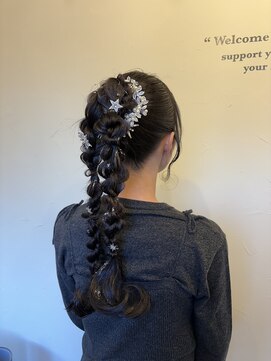 ブラック(BLUCK) ウェディングヘアセット