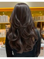 シェノン サントル(CHAINON CENTRE)&nbsp;梅田/黒髪/クラゲヘアー/オリーブグレー/小顔/ココアベージュ