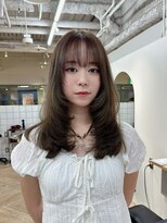 ラヴィズム(LUVISM)&nbsp;顔周りレイヤー/ダブルカラー/髪質改善ケアブリーチ万代新潟駅◆