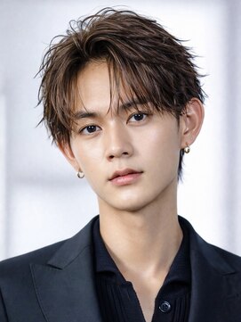 オーシャントーキョー サニー 原宿(OCEAN TOKYO Sunny) フェザーパーマシャドウパーマニュアンスパーマラウンドマッシュ