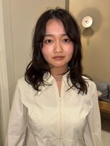 ネロ ヘアサロン ネイビー 渋谷(NERO HAIRSALON NAVY)&nbsp;【笠井至音】ミディアム　レイヤー　前髪なし