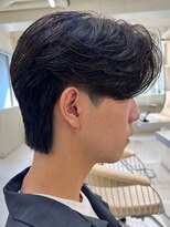ニコ トウキョウ ヨコハマ(nico)&nbsp;メンズセンターパートウルフセンターパートニュアンスパーマ襟足