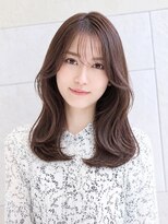 ヘアリゾート粋 トゥジュ 池袋東口店(tujuh) 透明感まろやかブラウン/レイヤーカット/艶髪/顔まわりカット