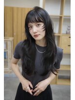 シーク(SeeeK.)&nbsp;グレージュレイヤーハッシュカット