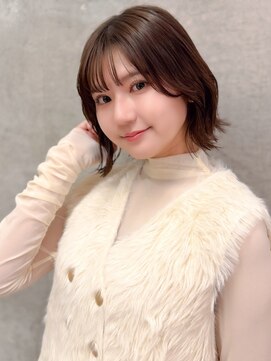 オーブヘアー ハル 佐野店(AUBE HAIR hal) 20代・30代_大人可愛い_ひし形ミニボブ