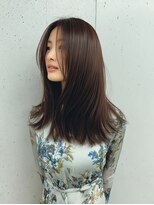 アサナ バイ フォーラボ 尾山台(ASANA by ForLABO) 【尾山台/自由が丘】ツヤ髪レイヤーセミロング×赤みブラウン