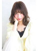 ルティア(Lutia) 流しバング ニュアンスウェーブ