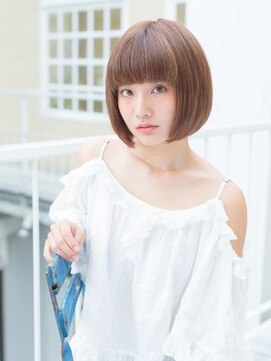リアアンク(Ria Ankh) 【Ria Ankh 石川台】小顔丸みショートボブスタイル