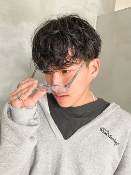 テトヘアー(teto hair) メンズ・パーマ・くせ毛風・スパイラル・外人・前下がり