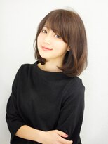 アフロート ギンザ(AFLOAT GINZA) 【小鳥居】シルキーベージュ大人可愛いボブショート前上がりボブ