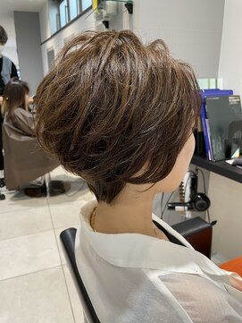 フラミューム 三島(flammeum) ショートスタイル×ゆるふわパーマ