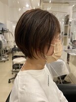 グランアディクト(Gran addict) 縮毛矯正×丸みショート★アースカラー/30代40代50代