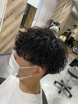 ビカムメンズヘアー 栄店(become men's hair) [波巻きパーママッシュ]名古屋栄メンズカットツイストスパイラル
