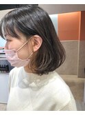 ふわっとボブ☆ブリーチしないインナーカラー