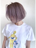 リード バイ ラグーン(LEAD by LAGOON)&nbsp;ラベンダーグレージュハイライトグラデーションケアブリーチ