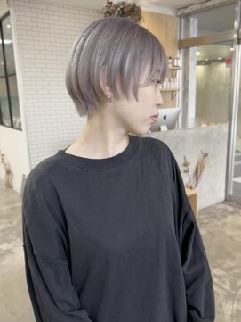 イェッカ パビル(YECCA pabil) ホワイトパープルシルバー（ブリーチ2回）