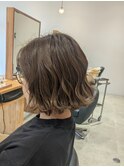 ゆるふわボブヘア