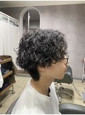 滋賀/南草津/メンズ美容室/波巻きツイストスパイラルパーマ