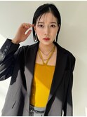 【BUZZbee四ッ井】黒髪ボブ/切りっぱなしボブ