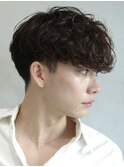 心斎橋スペインカールスパイラルパーマフェードツイスパメンズ★