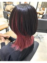 アン ビー(an B)&nbsp;インナーカラー×ピンク